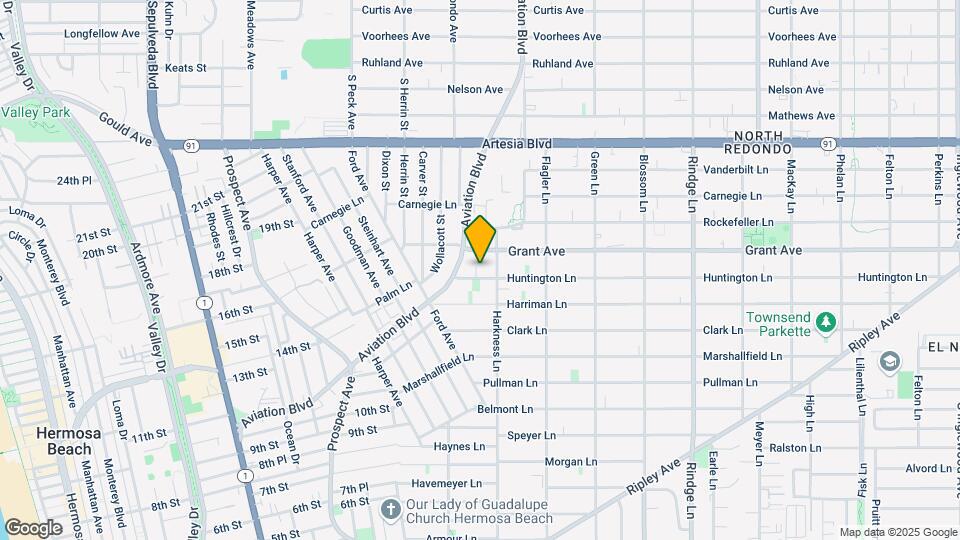 1711 Huntington Ln Mapa y Detalles de la Ubicación