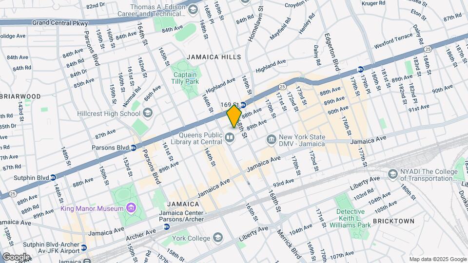 166-25 89th St Map and Location Details