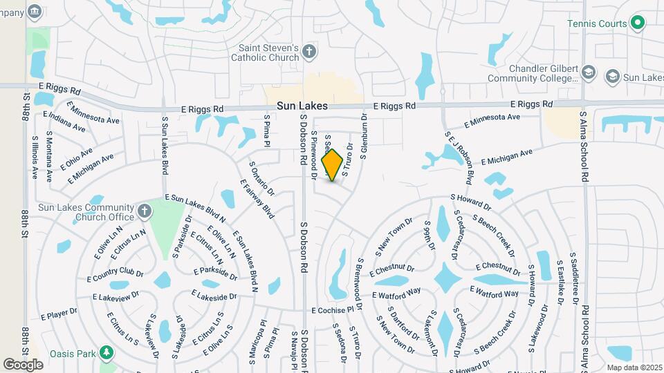 9641 E Palomino Pl Map and Location Details