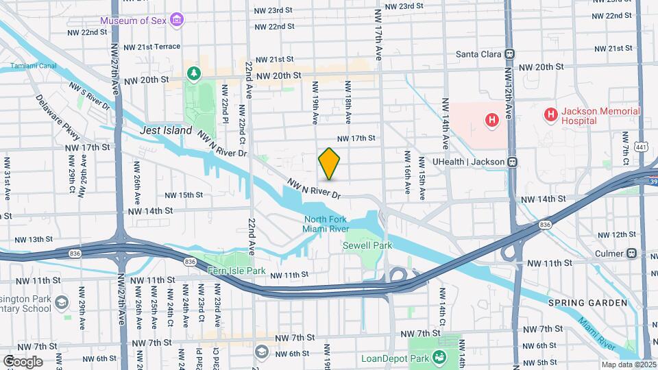 1862 NW 15th St-Unit -- Map and Location Details