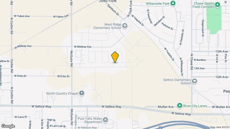 1822 W Satsop Ave Map and Location Details