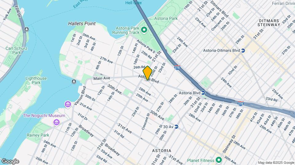 21-24 Newtown Ave Mapa y Detalles de la Ubicación