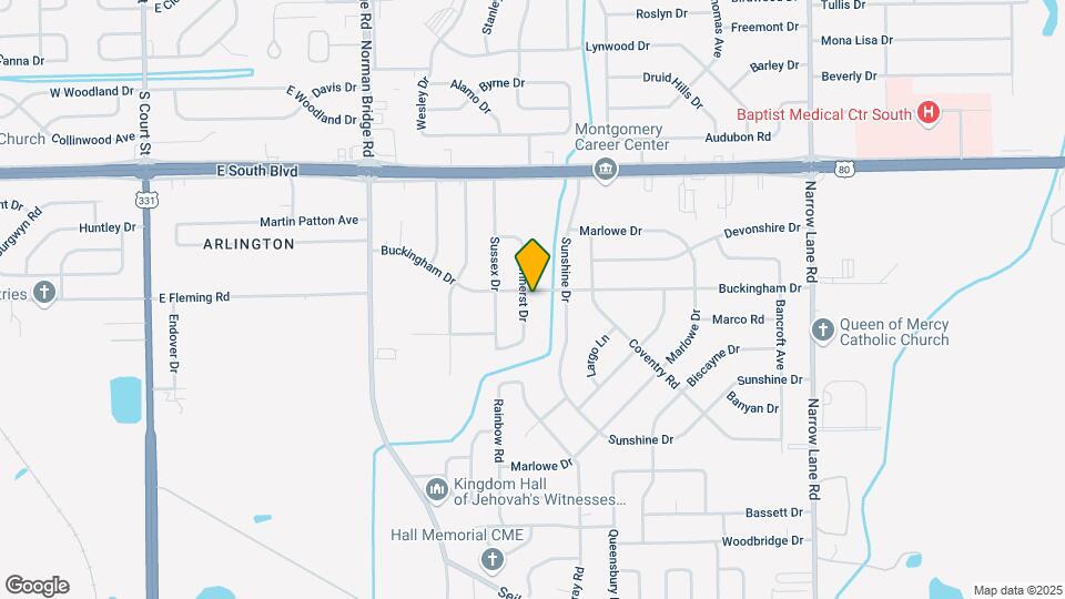 4301 Amherst Dr Map and Location Details