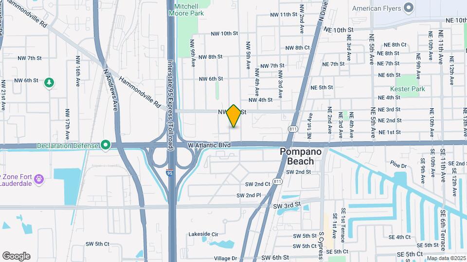 110 NW 7th Ave Map and Location Details