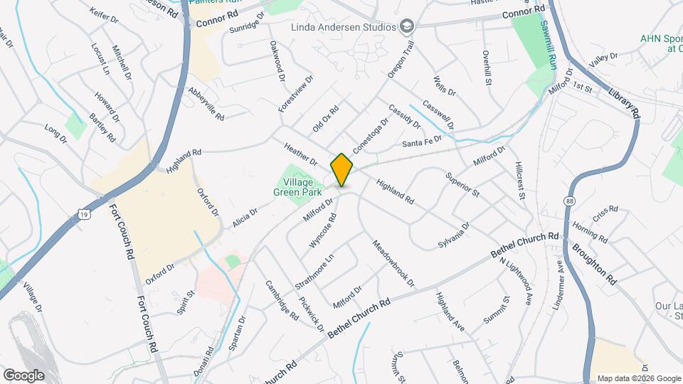 2608 Milford Dr Map and Location Details