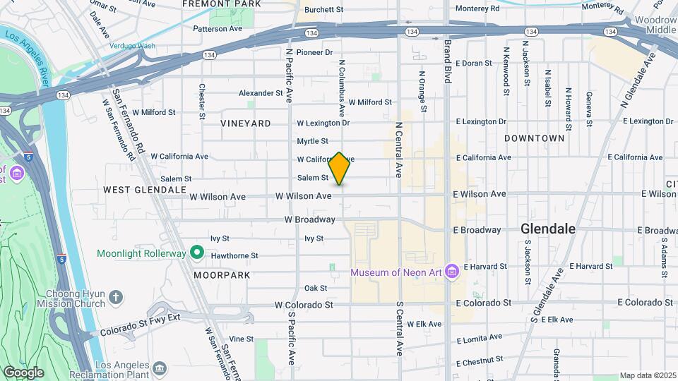 401 W Wilson Ave Mapa y Detalles de la Ubicación
