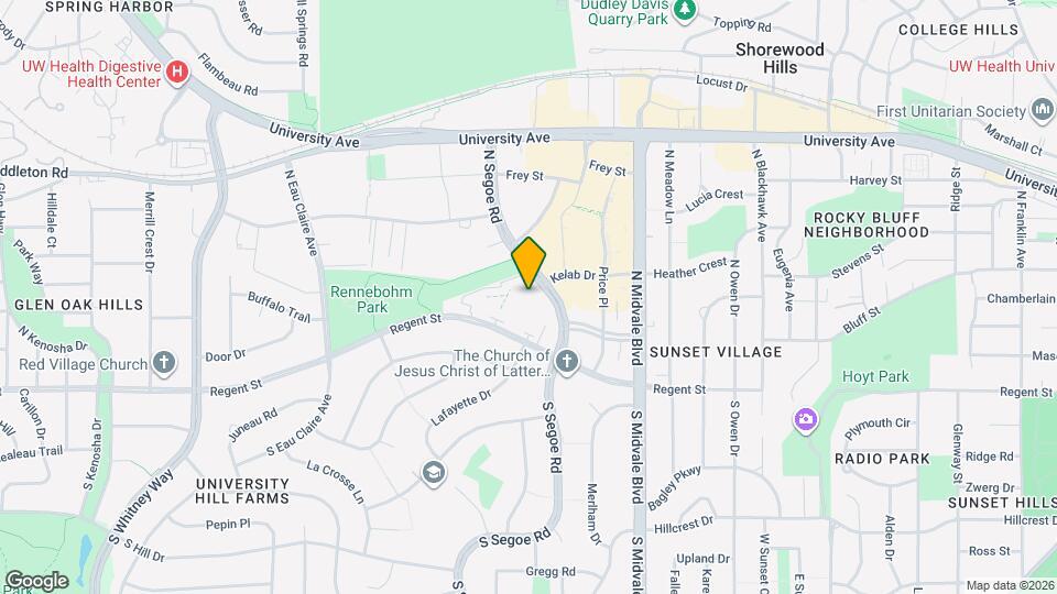 402 N Segoe Rd Map and Location Details