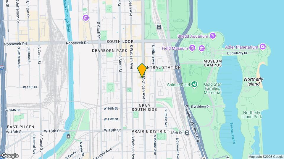 1430 S Michigan Ave, Unit 1430 S Michigan Ave Map and Location Details