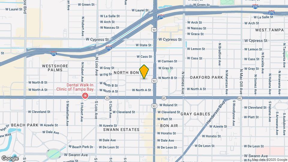 3815 W North B St Map and Location Details