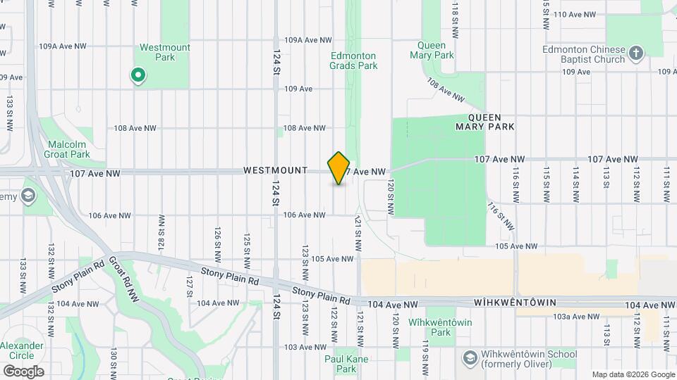 10625-10122 122 St NW Map and Location Details