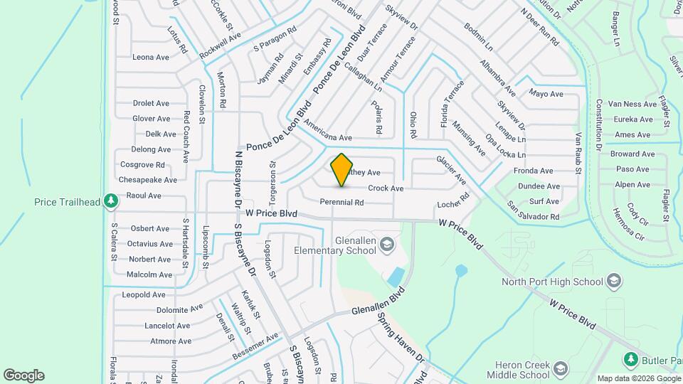 7413 Crock Ave Map and Location Details