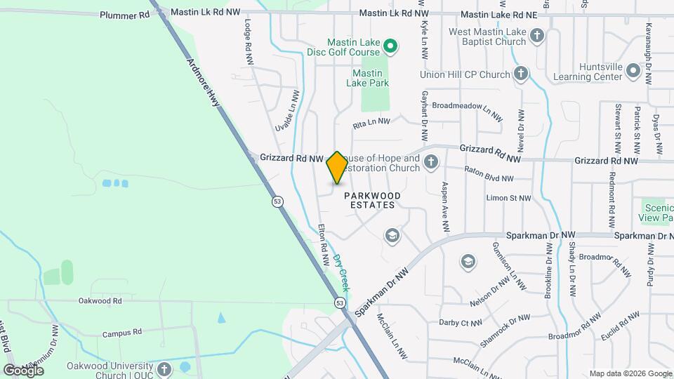 2609 Rosehill Dr NW Map and Location Details