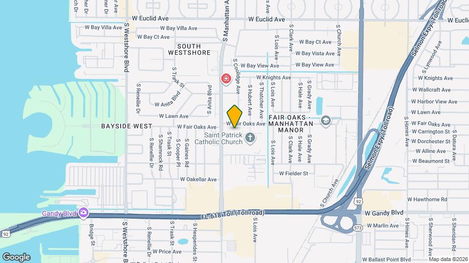 4510 S Manhattan Ave Map and Location Details