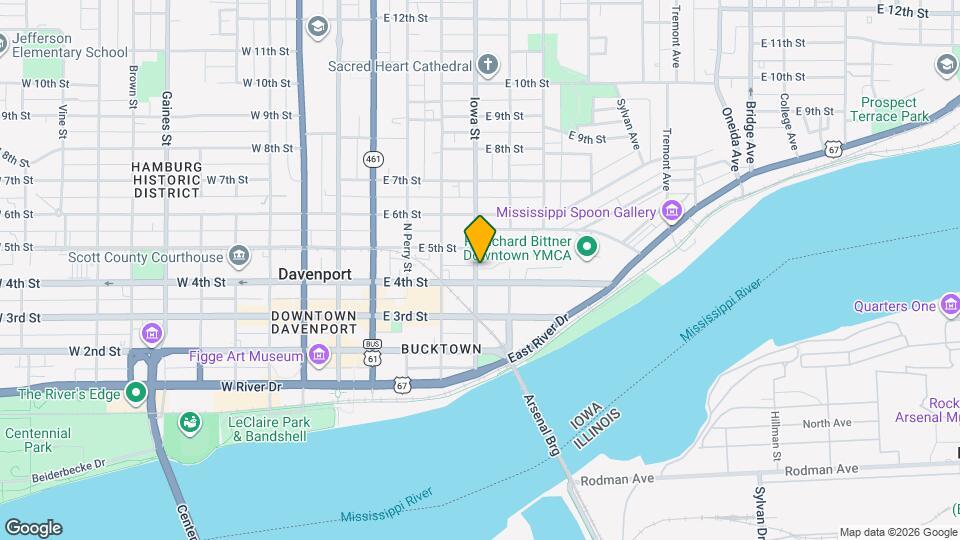 Davenport Lofts LLC Map and Location Details