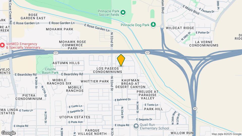 3237 E Blackhawk Dr Map and Location Details