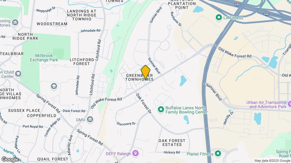 6706 Morgantown St Map and Location Details