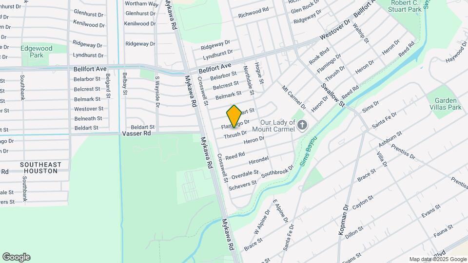 6315 Thrush Dr Map and Location Details