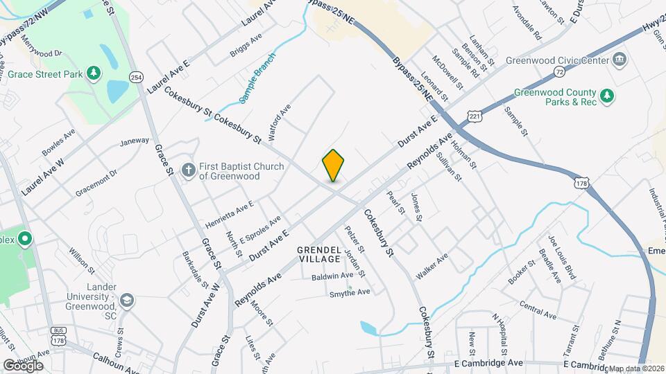 500 Cokesbury St Map and Location Details