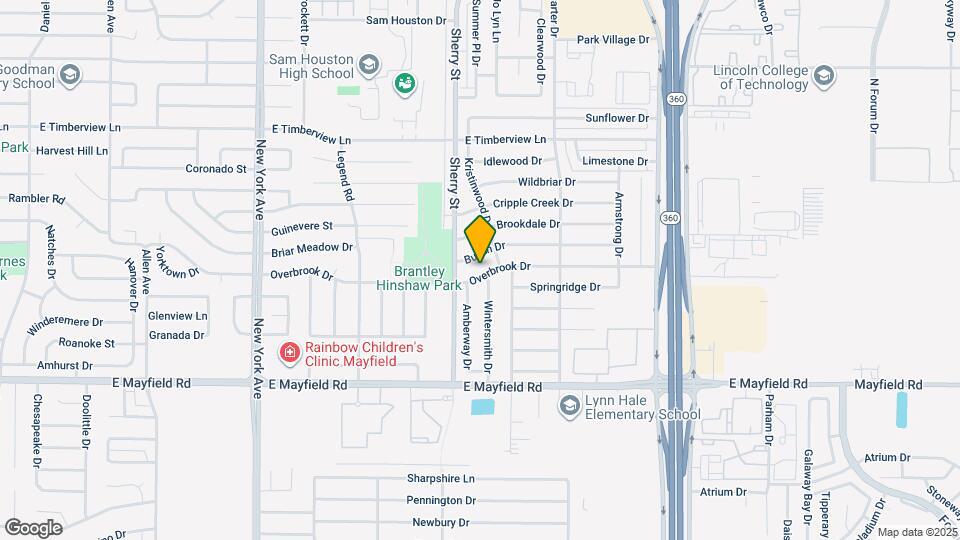 2209 Overbrook Dr Map and Location Details
