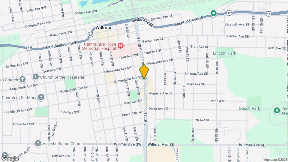 706 1st St S Map and Location Details