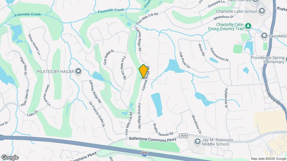 9606 Fairway Ridge Rd Map and Location Details
