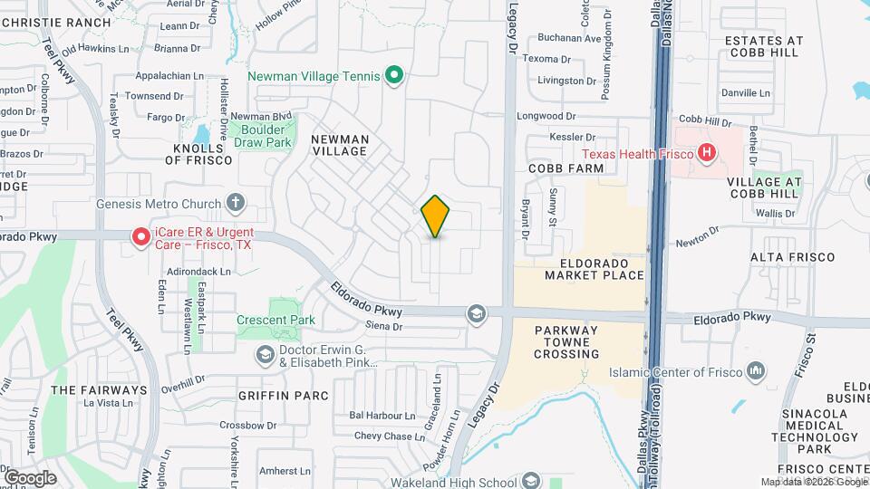 12077 Brubaker Dr Map and Location Details