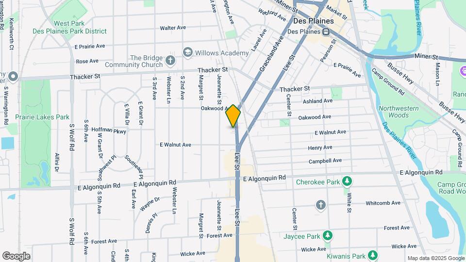 1030 Graceland Ave Map and Location Details