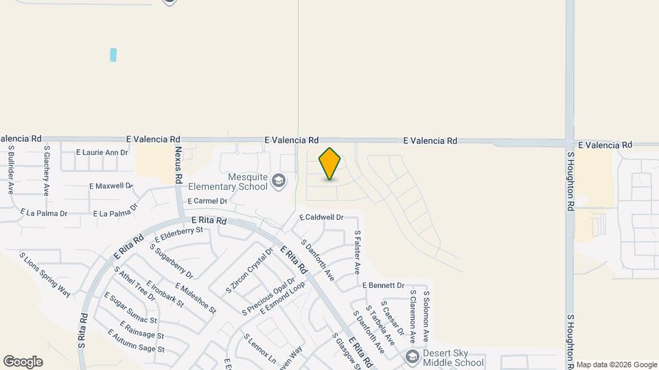 9575 E Friedel Dr Mapa y Detalles de la Ubicación