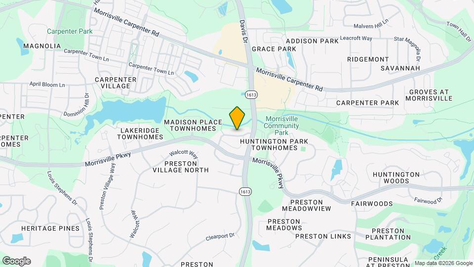 1026 Kingston Grove Dr Map and Location Details