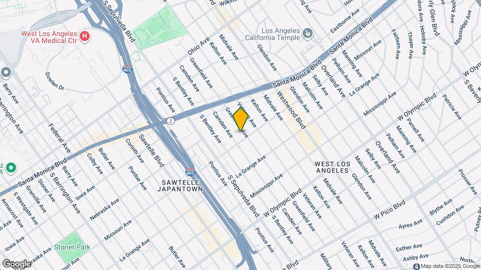 1887 Greenfield Ave, Unit 105 Map and Location Details