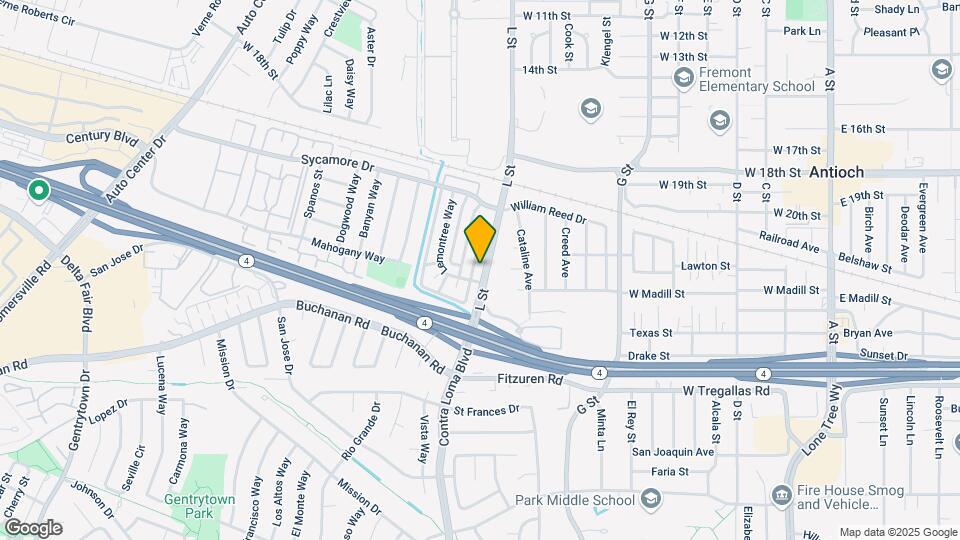 2312 L St Mapa y Detalles de la Ubicación