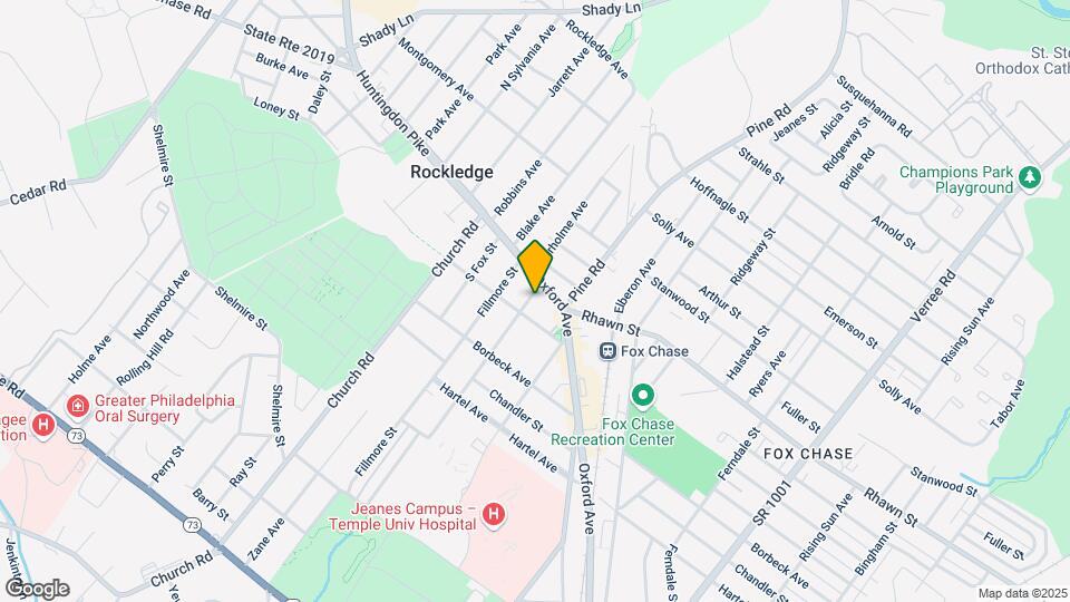 7953 Burholme Ave Map and Location Details