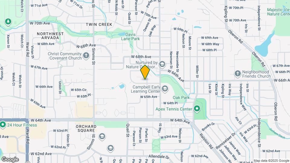 10909 W 65th Way Map and Location Details