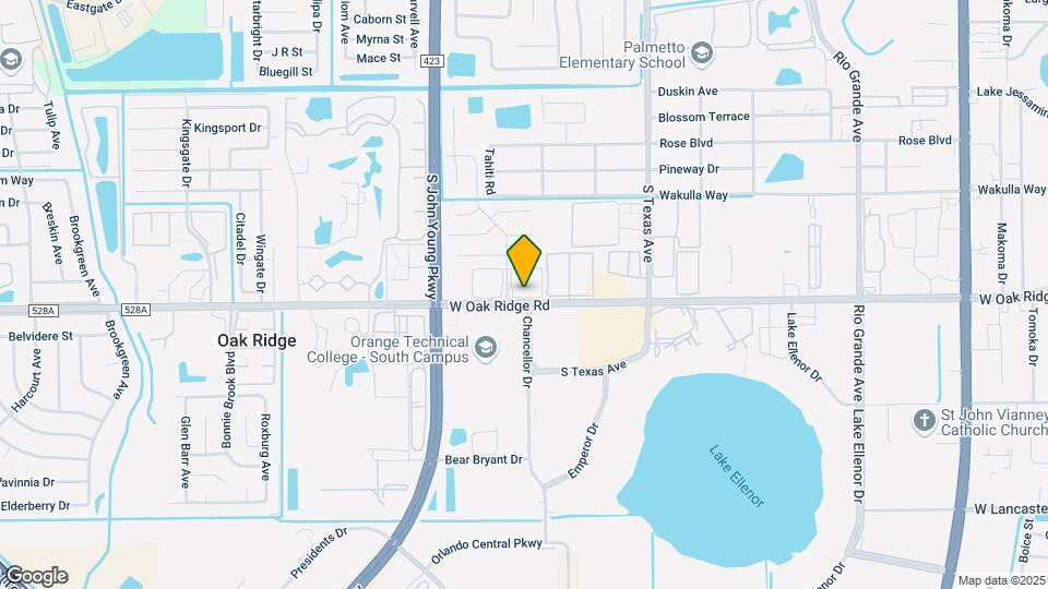 2727 W Oak Ridge Rd Map and Location Details