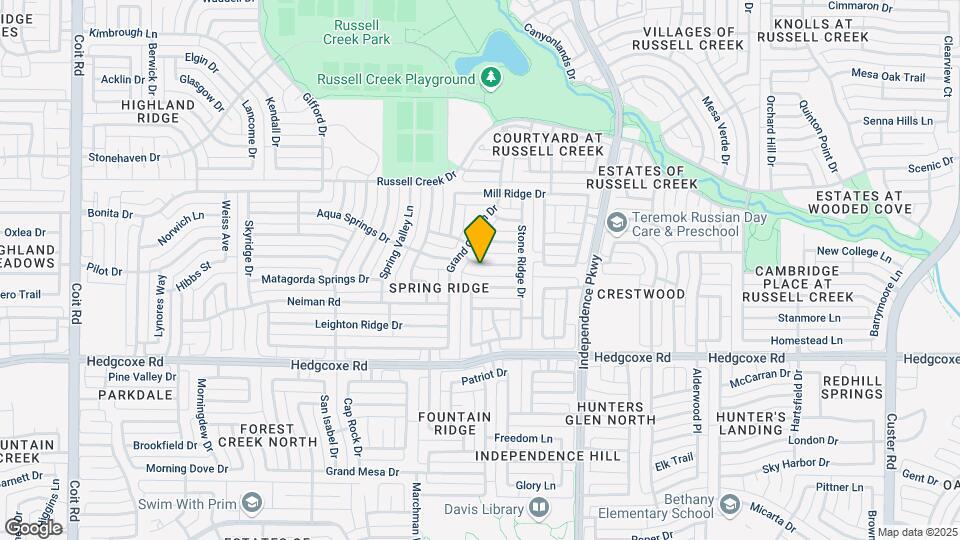 3208 Deep Springs Dr Map and Location Details