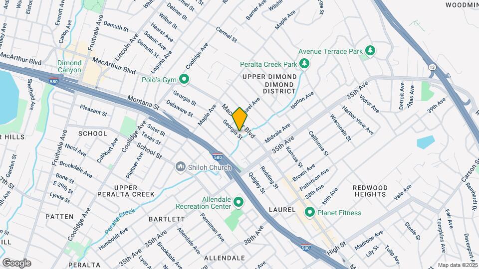 3250 Georgia St Mapa y Detalles de la Ubicación