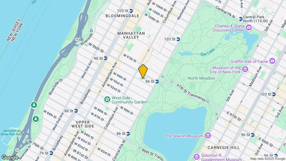 49 W 95th St Map and Location Details