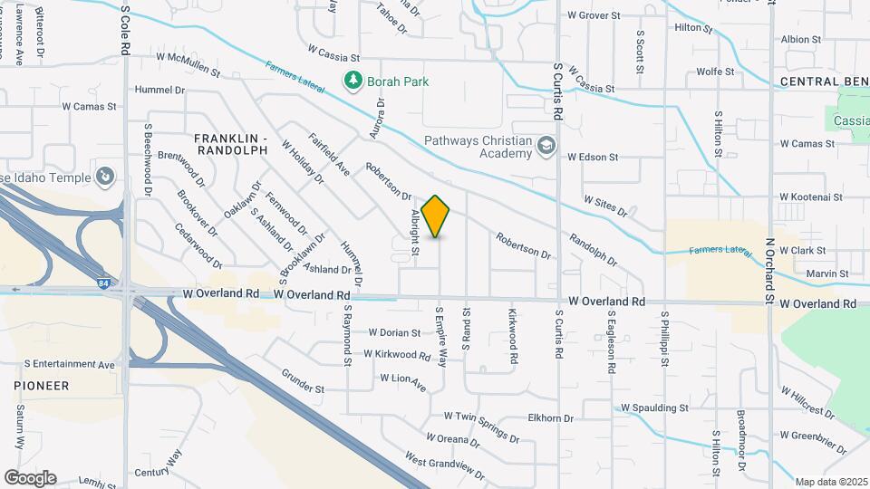 1401 S Empire Way Map and Location Details