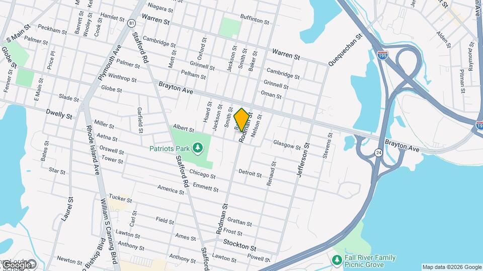 1553 Rodman St, Unit 2 Map and Location Details