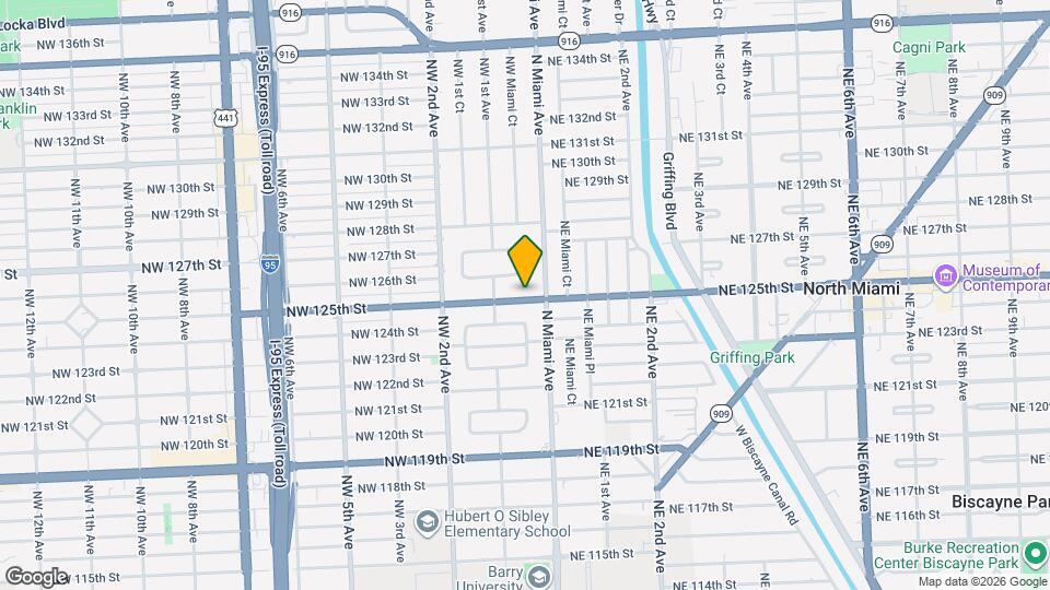 35 NW 125th St Map and Location Details