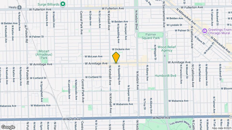1948 1/2 N Spaulding Ave Map and Location Details
