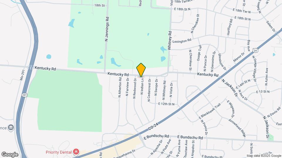 1310 N Indian Ln Map and Location Details