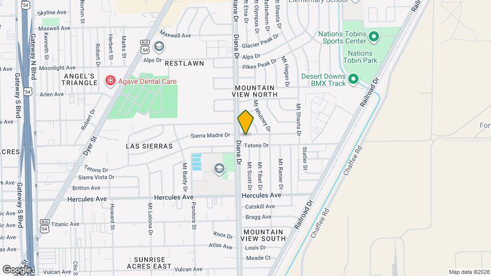 5008 Sierra Madre Dr Map and Location Details