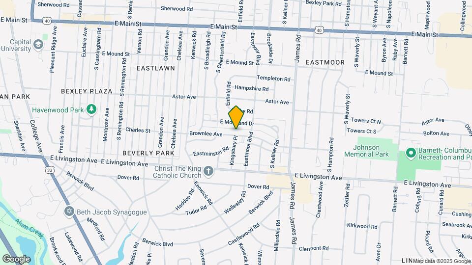 2876 Brownlee Ave Map and Location Details