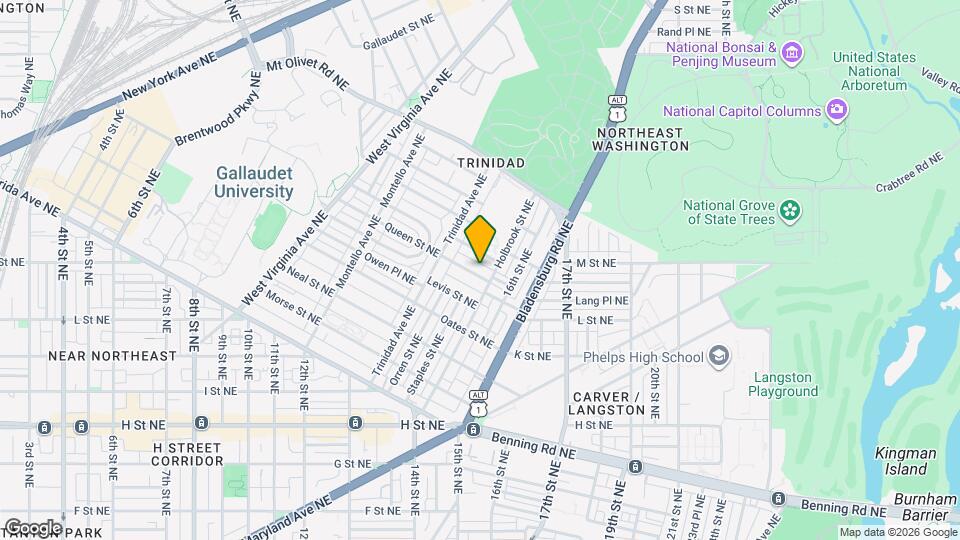 1346 Queen St NE Mapa y Detalles de la Ubicación