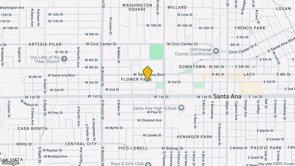 1026 W 3rd St Map and Location Details