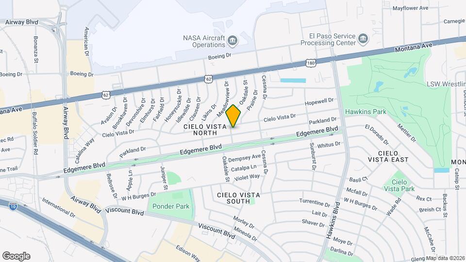 8101 Parkland Dr Map and Location Details