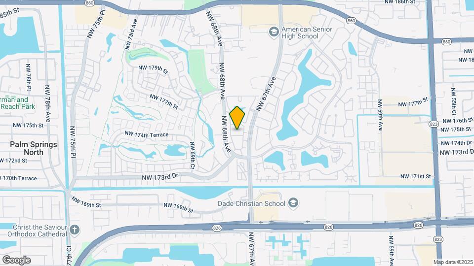 6720 NW 174th Ter, Unit 1 Map and Location Details