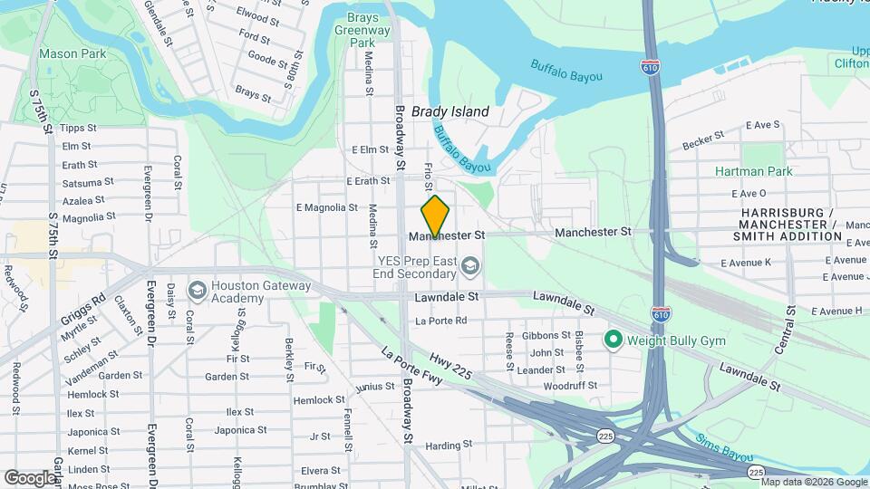 907 Frio St Map and Location Details