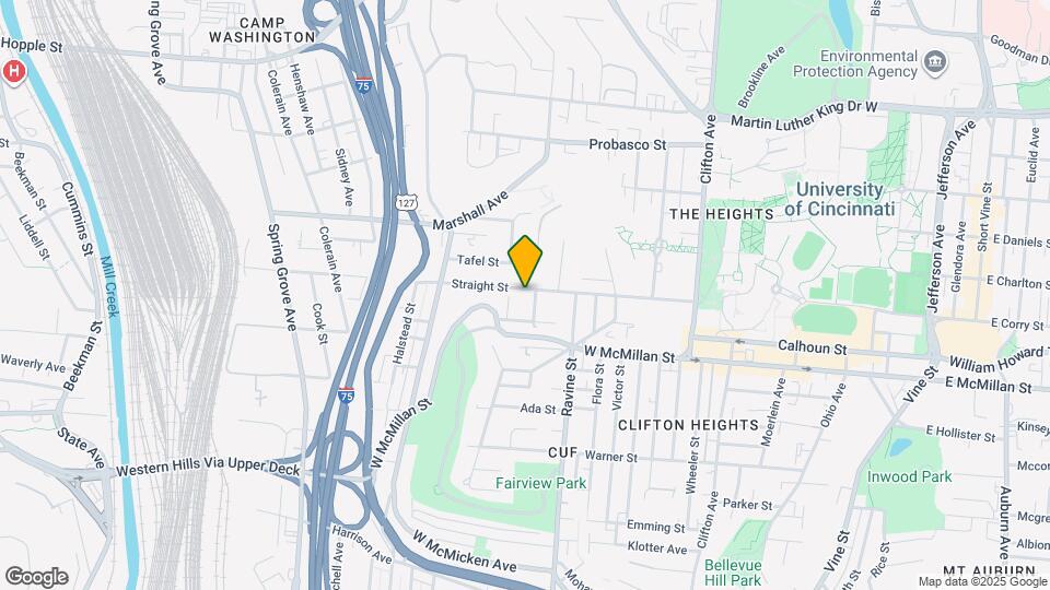 635 Straight St Map and Location Details